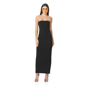 AFRM X Revolve Essential Dunn Maxi Dress in Noir